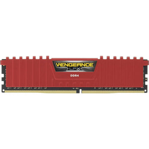 CORSAIR Vengeance LPX 8GB (1 x 8GB) DDR4 DRAM 2400MHz C16 Memory Kit - Red (CMK8GX4M1A2400C16R)
