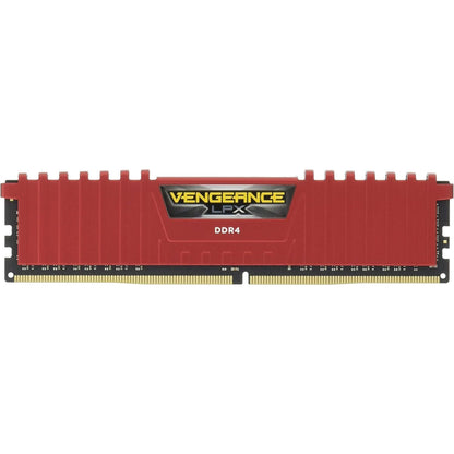 CORSAIR Vengeance LPX 8GB (1 x 8GB) DDR4 DRAM 2400MHz C16 Memory Kit - Red (CMK8GX4M1A2400C16R)