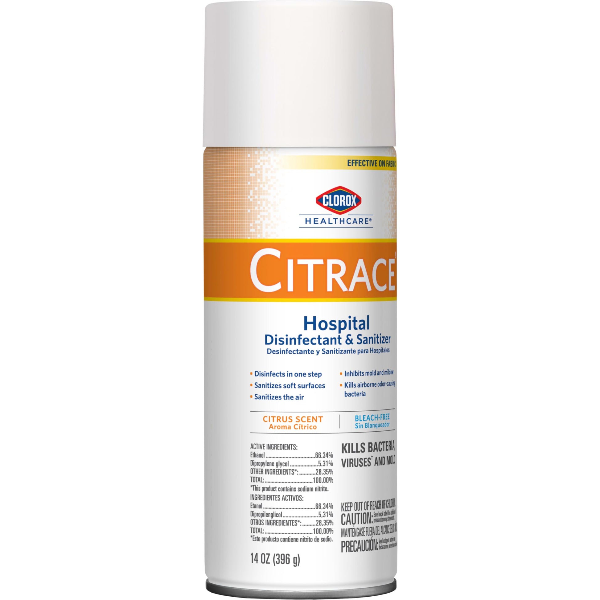 Buy now Clorox Healthcare Citrace Hospital Disinfectant and Sanitizer Aerosol Spray, Citrus, 14 Ounces (Package May Vary) at indiglob india