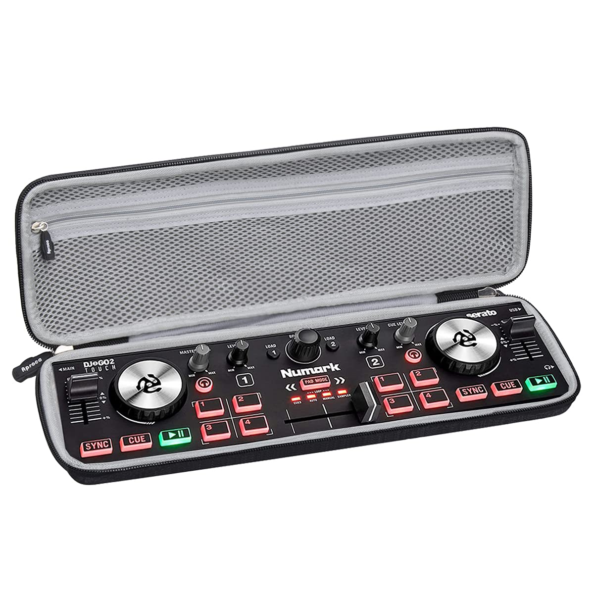 Buy now Aproca Hard Carry Travel Case Compatible with Numark DJ2GO2 Pocket DJ Controller at indiglob india