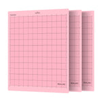 Buy now REALIKE 12x12 Cutting Mat Compatible with Cricut Maker 3/Maker 4/Maker/Explore 3/4/Air 2/Air/One(3 Mats), Gridded Adhesive Non-Slip Cut Mat for Crafts, Quilting, Sewing and All Arts (Variety) Pink 12*12 (3 Mats) FabricGrip at indiglob india
