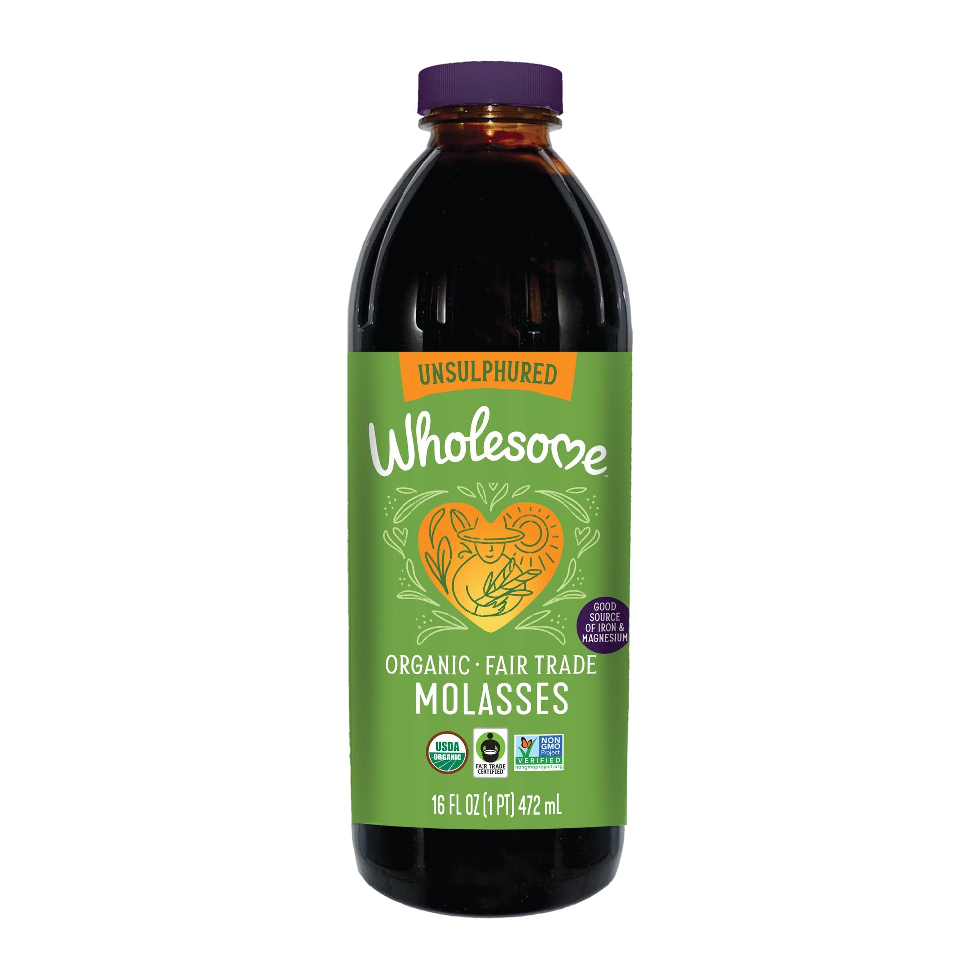 Buy now Wholesome Sweeteners, Blackstrap Molasses, 16 oz at indiglob india