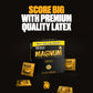TROJAN Magnum Lubricated Large Condoms, Comfortable and Smooth Lubricated, America’s Number One Condom, 36 Count Pack