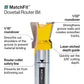 Buy now MICROJIG Matchfit Dovetail Router Bit 14 Degree x 1/2-inch 1/4-inch Shank, Woodworking Tools, MB-025-0514 at indiglob india