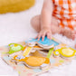 Buy now Melissa & Doug First Play Peek-a-Boo Pets Wooden Touch and Feel Puzzle with Mirror Mirror Toy for Babies and Toddlers, Sensory Toy Puzzle at indiglob india