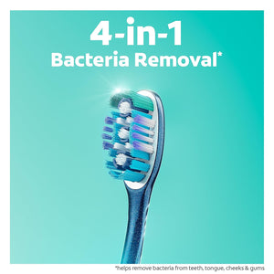 Colgate 360 Toothbrush with Tongue and Cheek Cleaner, Soft Toothbrush, 1 Pack