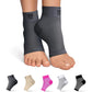 Bitly Plantar Fasciitis Compression Socks for Women & Men - Best Ankle Compression Sleeve, Nano Brace for Everyday Use - Provides Arch Support & Heel Pain Relief (Black, Medium)