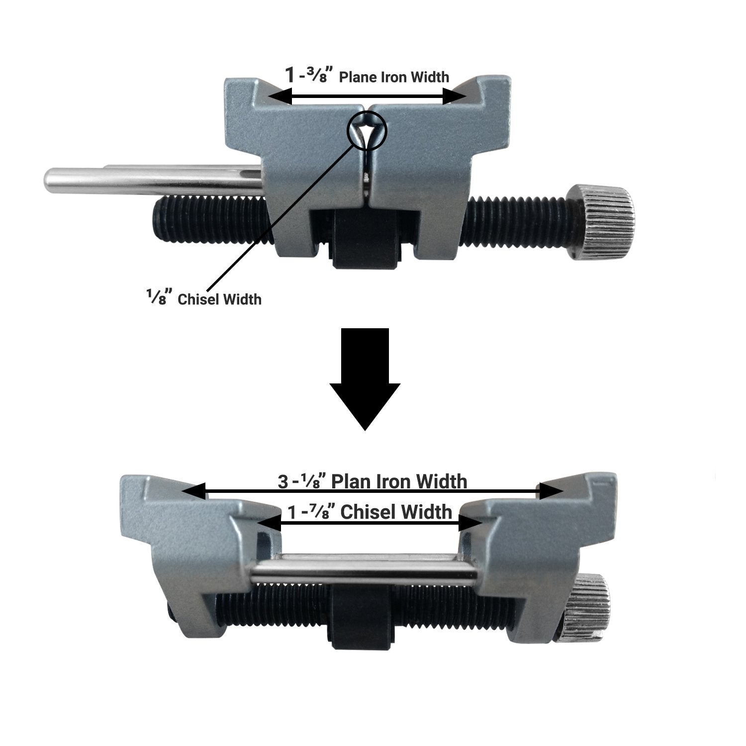 Buy now ATLIN Honing Guide - Sharpening Jig for Chisels 1/8” to 1-7/8”, Planer Blades 1-3/8” to 3-1/8” at indiglob india