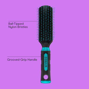 Conair Salon Results Detangling Hairbrush - For Men and Women, All Hair Types with Nylon Bristles