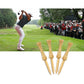 Step Down Golf Tees 2-1/8"or 2-3/4"or 3-1/4" 100 Pack Enduring Wooden Bamboo Golf Castle Tees