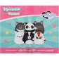 Squishville by Original Squishmallows Black and White Squad Plush - Six 2-Inch Squishmallows Plush Including Tajo, Kayce, Bambalina, Landi, Nathaniel, and Basma - Toys for Kids