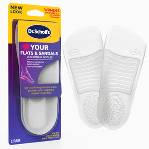 Buy now Dr. Scholl's Love Your Flats & Sandals 3/4 Length Insoles, All-Day Comfort, Relieve & Prevent Shoe Discomfort, Absorbs Shock, Arch Support at indiglob india