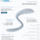 IntiMD VWELL Arc Silicone Vibrating Wand Erognomic for Therapist and Home Use Women Rechargeable
