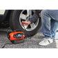 Buy now BLACK+DECKER Tire Inflator Portable Air Compressor, Air Pump for Inflatables, 3 Modes: Electric Outlet, 12V Car Adapter and Cordless 20V MAX, Battery Sold Separately (BDINF20C) at indiglob india