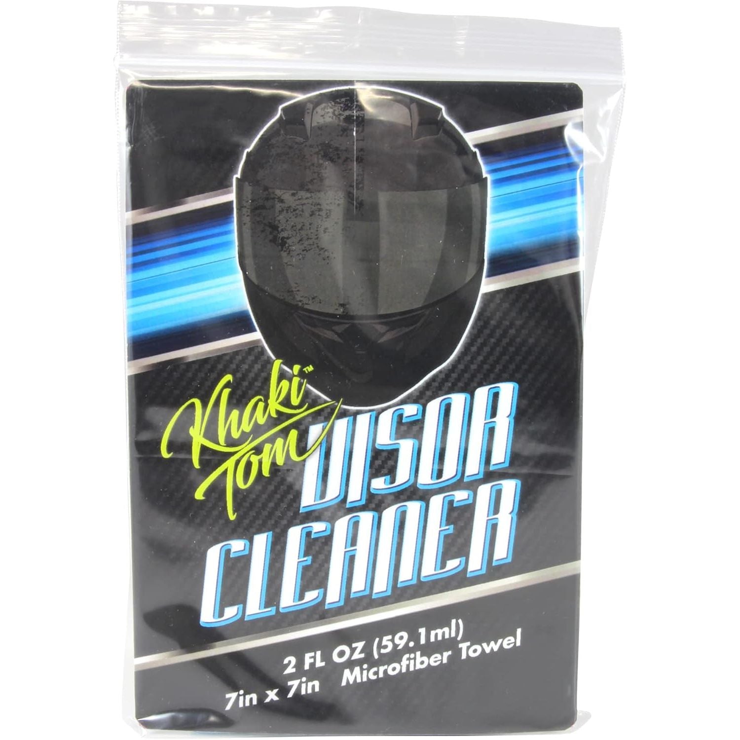 Buy now Motorcycle Helmet and Visor Cleaner - 2 oz Streak Free Spray and Microfiber Towel - Over 200 Sprays at indiglob india