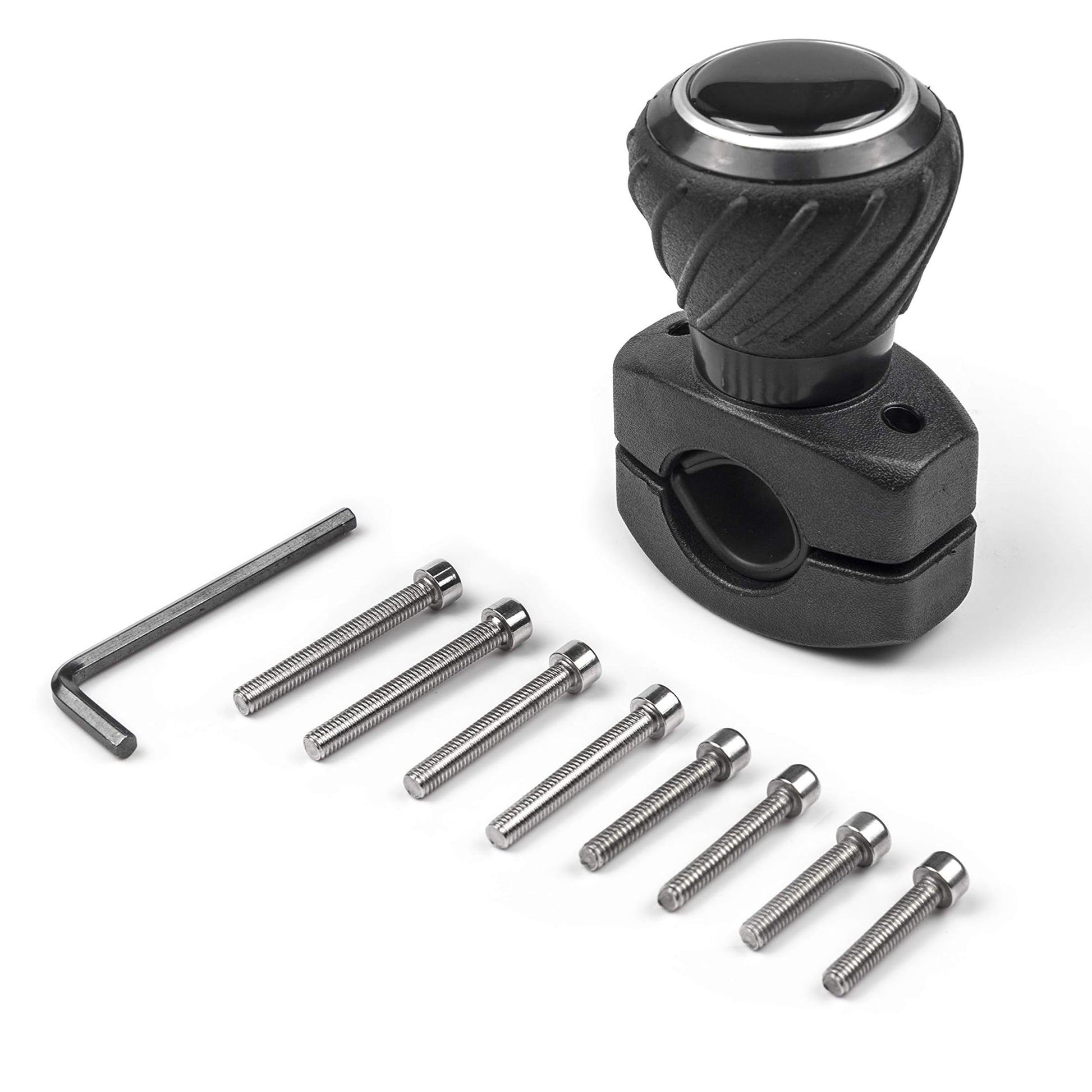 Buy now Deluxe Steering Wheel Power Handle Spinner Knob - Universal Steering Wheel Fit for Cars, Trucks, Tractors, Mowers, Forklifts, etc at indiglob india