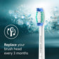 Philips Sonicare Genuine SimplyClean Replacement Toothbrush Heads, 5 Brush Heads, White, HX6015/03