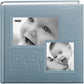 Pioneer Photo Albums DA-200COLB/B 200-Pocket Embossed Baby Leatherette Frame Cover Album for 4 by 6-Inch Prints, Blue