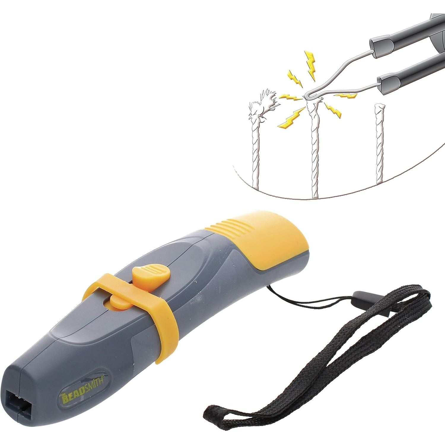 Buy now The Beadsmith Ultra Thread Zap, Thread Burner, 3 inches, Push Button, Battery Operated (2xAAA), Trim, Burn and Melt thread with one touch at indiglob india