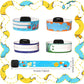14 Pieces Children Safety ID Wristband Reusable Identification Bracelets Waterproof ID Band Safety Wristband for Boys and Girls (Delicate Style) - My Store