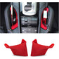ITrims for Porsche Cayenne 2011-2018 Car Accessories Center Console Seat Armrest Box Storage Box Holder Organizer 2PCS (RED)