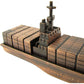 IIV Treasure Gurus Container Cargo Ship Model Die Cast Pencil Sharpener