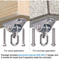 BeneLabel Silent Heavy Duty Swing Hanger, 360° Rotation, Stainless Steel, Heavy Duty, for Swing, Hammock, Yoga, Sandbag, 1000 LB Capacity