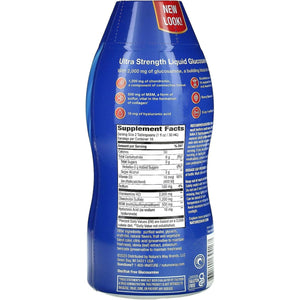 Nature's Way Joint Movement Glucosamine Fast Absorbing Liquid, Ultra Strength, Supports Healthy Bones*, Liquid Glucosamine Chondroitin, MSM with Vitamin D3, Berry Flavored, 16 Fl Oz