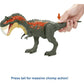Mattel Jurassic World Massive Biters Dinosaur Action Figure, Albertosaurus Large Dino Toy with Tail-Activated Strike & Chomping Motion
