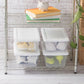 Buy now Sterilite 24-Pack 6 Quart Storage Box, Stackable Clear Plastic Bins with Snap-On Lids - Heavy-Duty Organizing Containers for Closet, Bathroom, and Office at indiglob india