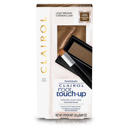 Clairol Root Touch-Up Temporary Concealing Powder, Medium Brown Hair Color, Pack of 1