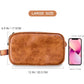 Elviros Toiletry Bag for Men, Large Travel Shaving Dopp Kit Water-resistant Bathroom Toiletries Organizer PU Leather Cosmetic Bags