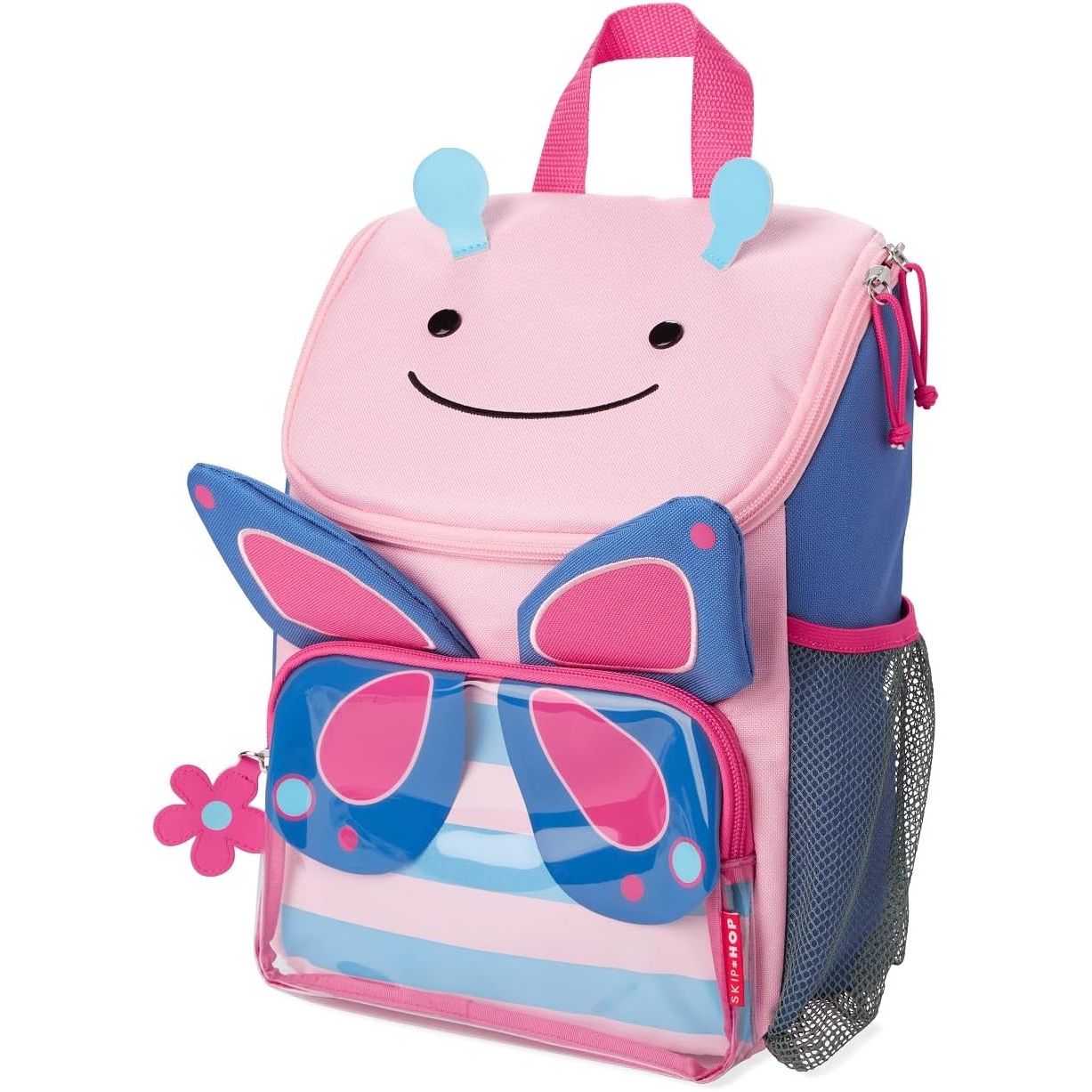 Buy now Skip Hop Toddler Backpack, Zoo Preschool Ages 3-4, Dog Butterfly Big Kid Backpack at indiglob india