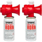 SABRE Sport and Safety Horn, 130 dB Air Horn, 60 ¼ Second or 25 ½ Second Bursts, Audible Up to 1/2-Miles (804-Meters), Perfect for Use at Sporting Events, Boating, Camping, Hiking