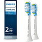 Philips Sonicare Genuine C3 Premium Plaque Control Toothbrush Heads, One Year Supply, 2 Brush Heads, Black, HX9044/95
