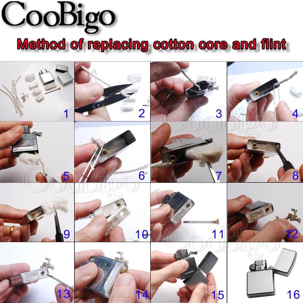 100pcs Oil Lighter Wick Copper & Cotton Material Kerosene Petrol Lighter Accessories #FLQ215-C - My Store