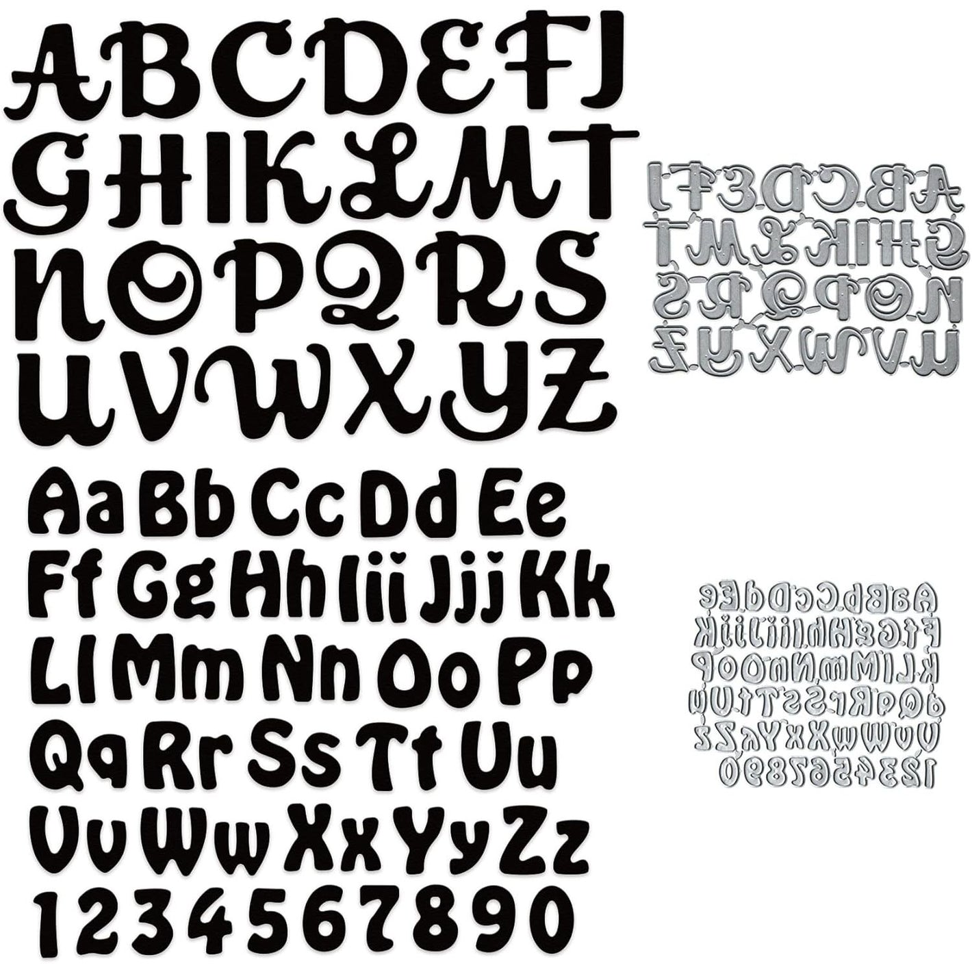Buy now 78 Pieces Alphabet Letters and 10 Pieces Numbers Cutting Dies Metal die cuts Carbon Steel Embossing Script Die Stencils Letter Cutting die cuts for Card Making Scrapbook Card Making Supplies 4 Styles at indiglob india
