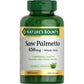 Nature's Bounty Saw Palmetto Support for Prostate and Urinary Health, Herbal Health Supplement, 450mg, 250 Capsules