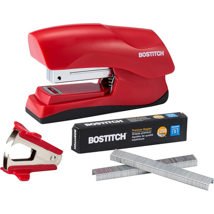 Bostitch Office Heavy Duty Stapler, 40 Sheet Capacity, No Jam, Half Strip, Fits into the Palm of Your Hand, For Classroom, Office or Desk, Black