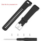 TenCloud Strap Compatible with Vivosmart HR+ Bands Replacement Striped Sport Straps with Tool Kits for Garmin vívosmart HR Plus Tracker (Black)