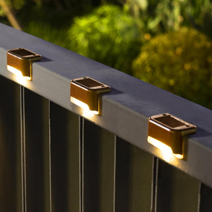 Buy now SOLPEX Solar Deck Lights Outdoor 16 Pack, Solar Step Lights Waterproof Led Solar lights for Outdoor Stairs, Step , Fence, Yard, Patio, and Pathway(Warm White) at indiglob india
