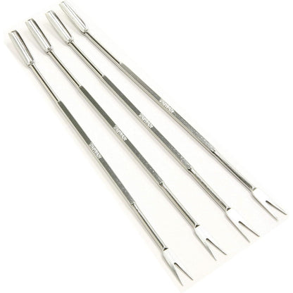 Norpro Stainless Steel Seafood Forks 6.75" | 4-Count per Pack | 1-Pack