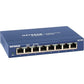 NETGEAR 8-Port Gigabit Ethernet Unmanaged Switch (GS108) - Desktop or Wall Mount, and Limited Lifetime Protection