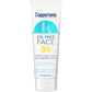 Coppertone Oil Free Sunscreen for Face SPF 50, Face Sunscreen Lotion, Travel Size, 3 Fl Oz Tube