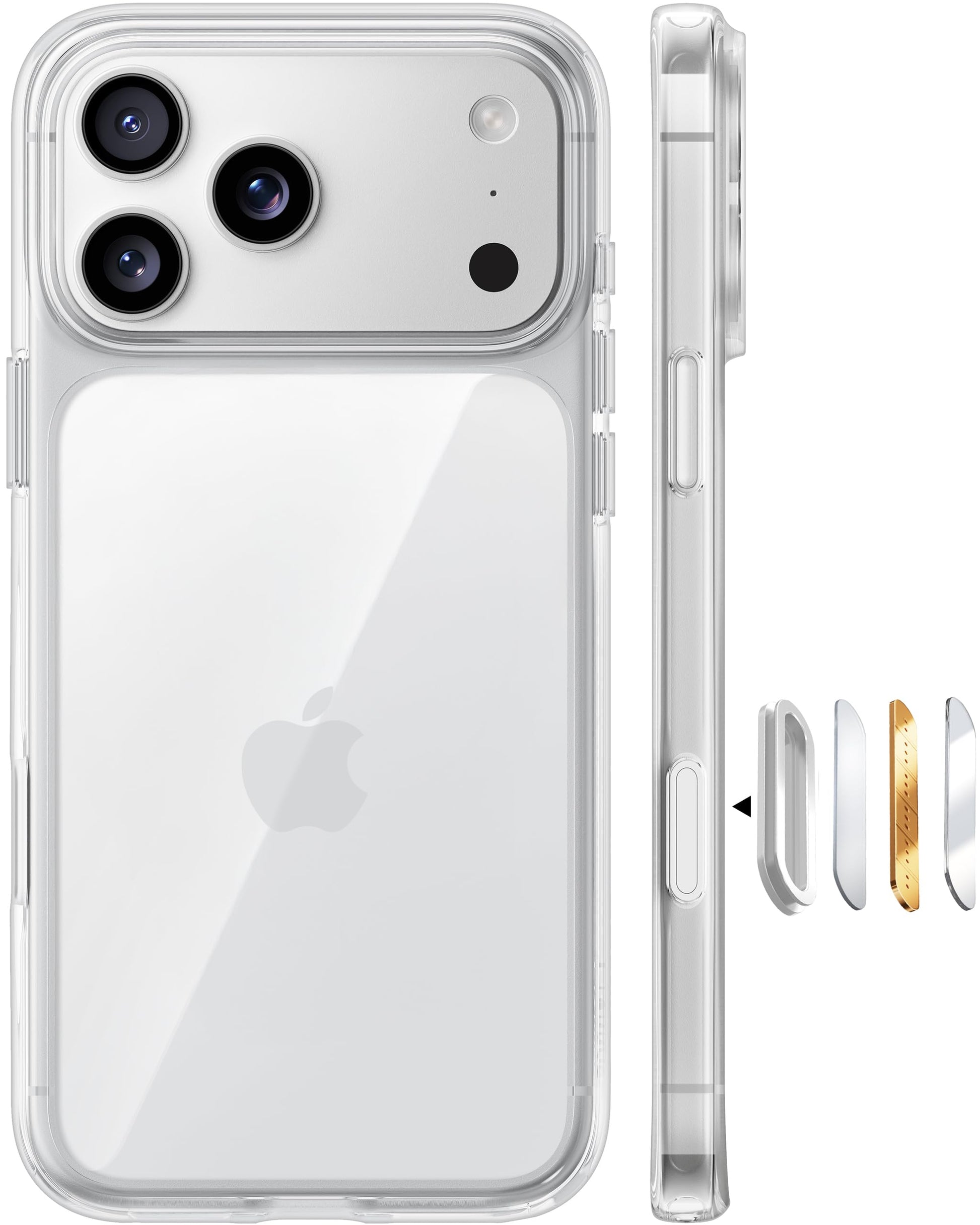 Buy now TORRAS Tough Shockproof for iPhone 13 Pro Case, [Military-Grade Drop Tested] Ultra-Durable Matte Hard PC Back with Soft Silicone Edge Slim Protective for iPhone 13 Pro Phone Case,Translucent Black iPhone 17 Pro Max 6.9" Clear at indiglob india