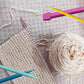 Buy now ITROLLE Knitting Needle 14PCS 4mm 5mm 6mm 7mm 8mm 9mm 10mm Colourful Single Pointed Knitting Straight Pins at indiglob india