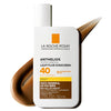 La Roche-Posay Anthelios Sunscreen SPF 50, Ultra-Light Fluid Broad Spectrum SPF 50, Face Sunscreen with Titanium Dioxide Mineral, Lightweight & Fast-Absorbing, Oil-Free, Matte Finish - Deep