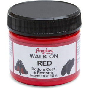 Angelus Walk on Red Paint Restorer – for Red Bottoms, Color Renewal for High Heels and Leather Shoes – Durable, Flexible, and Easy Application – 2 fl oz