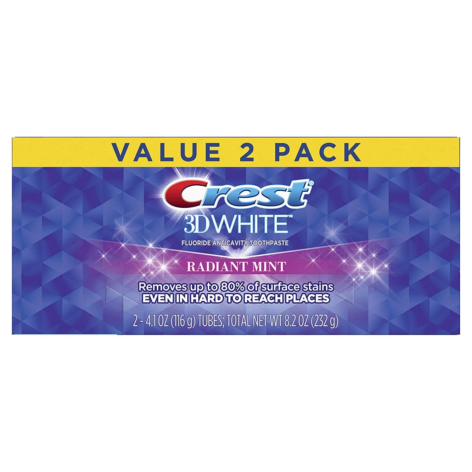 Buy now Crest 3D White Whitening Toothpaste, Radiant Mint, 3.5 Ounce (Pack of 2) 8.2 Ounce (Pack of 1) NEW! at indiglob india