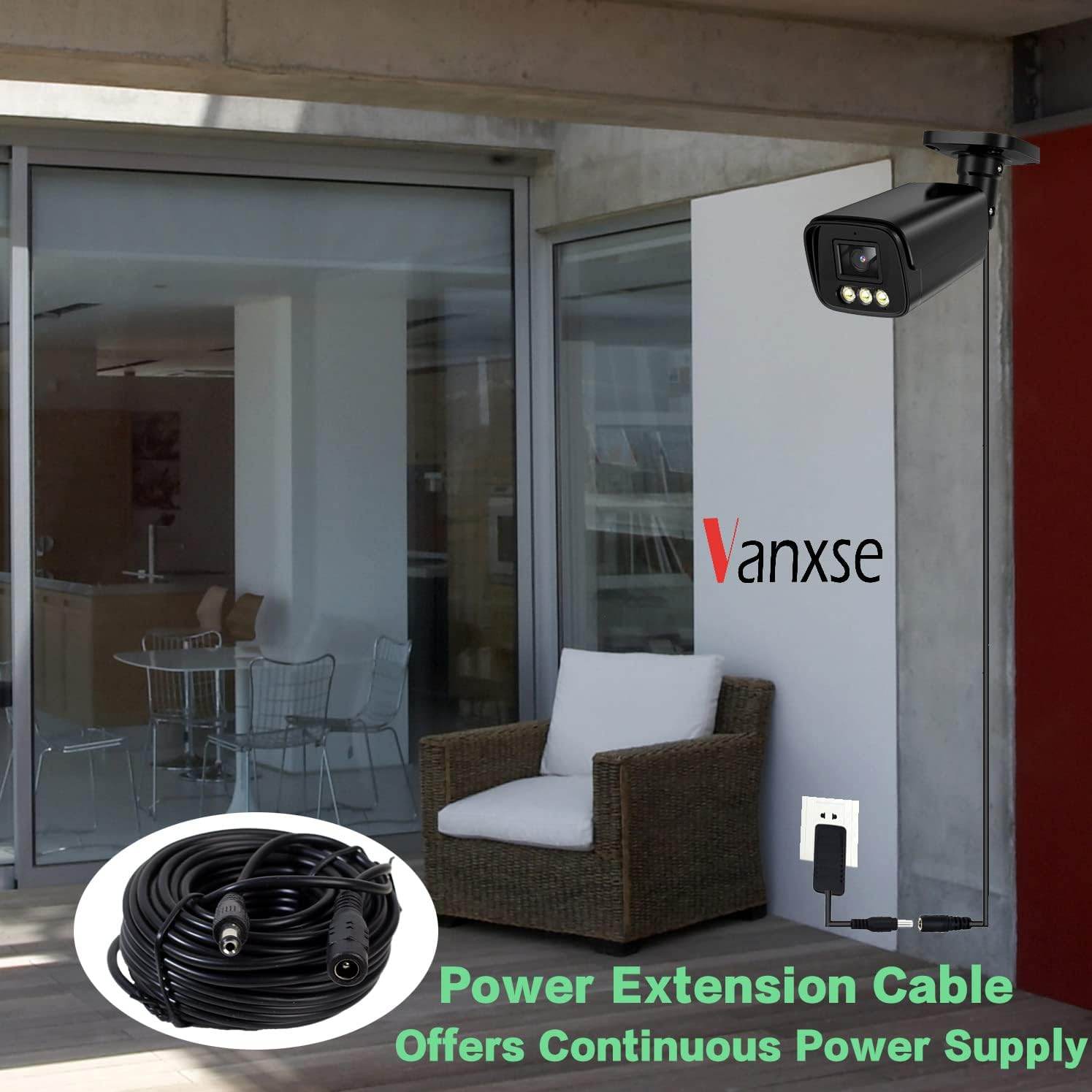 10Meters-33FT Dc 12v CCTV Power Extension Cable 2.1x5.5mm Power Cord for CCTV Security Camera WiFi IP Surveillance Camera NVR Dvr LED Strip Router CCTV Microphone Reverse Backup Camera - My Store
